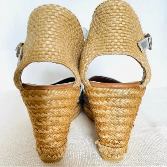 Gaimo Espadrilles Handmade in Spain Metallic Silver/Rope Espadrilles Size EU 41 - Picture 5 of 15